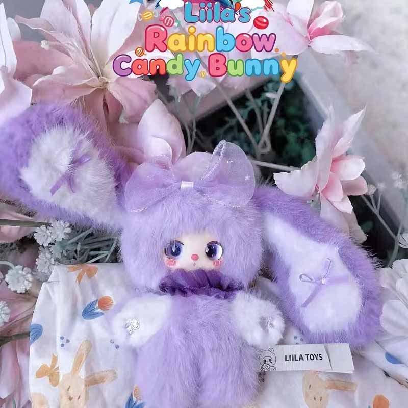 Baby Products Gift Set - Bebek Üç Liila Gökkuşağı Şeker Tavşanı