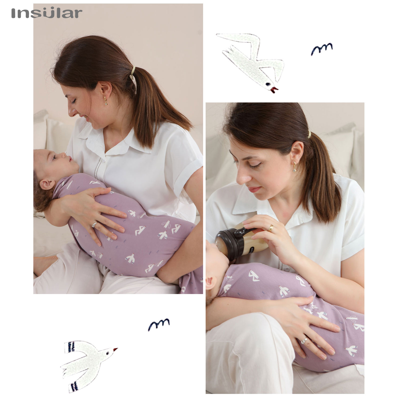 Baby Products For Newborn - Yeni Doğan Bebek Kundak Yumuşak %100