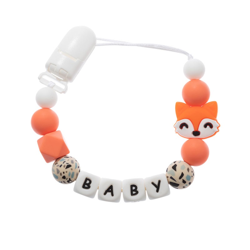 Baby Teethers - Karikatür Kişiselleştirilmiş Adı El Yapımı emzik