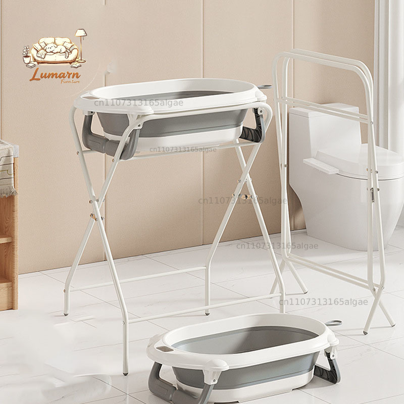 Baby Bath Tub Foldable - Bebek Küveti, Standlı ve Sıcaklığa Duyarlı