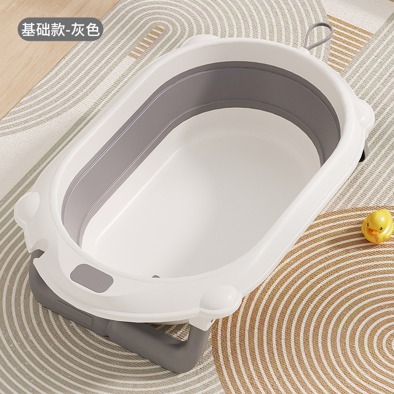 Baby Bath Tub Foldable - Sıcaklık Algılayıcılı Katlanabilir Bebek Küveti, Renkli