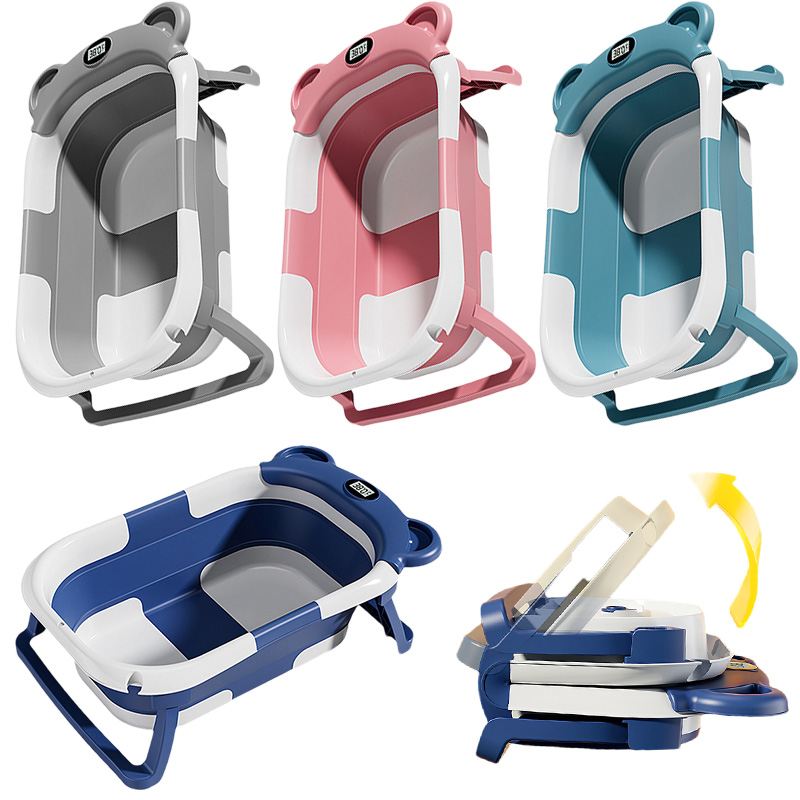 Baby Products For Newborn - Katlanır küvet bebek banyo sıcaklık algılama