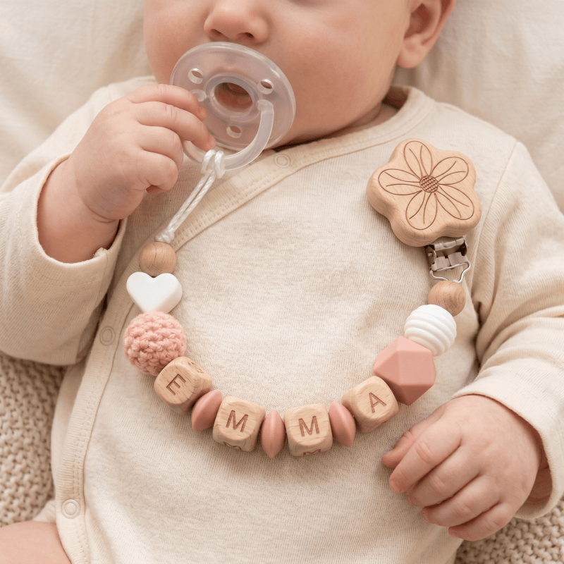 Baby Teethers - 2026 Kişiselleştirilmiş Bebek Emzik Klipsi Özel