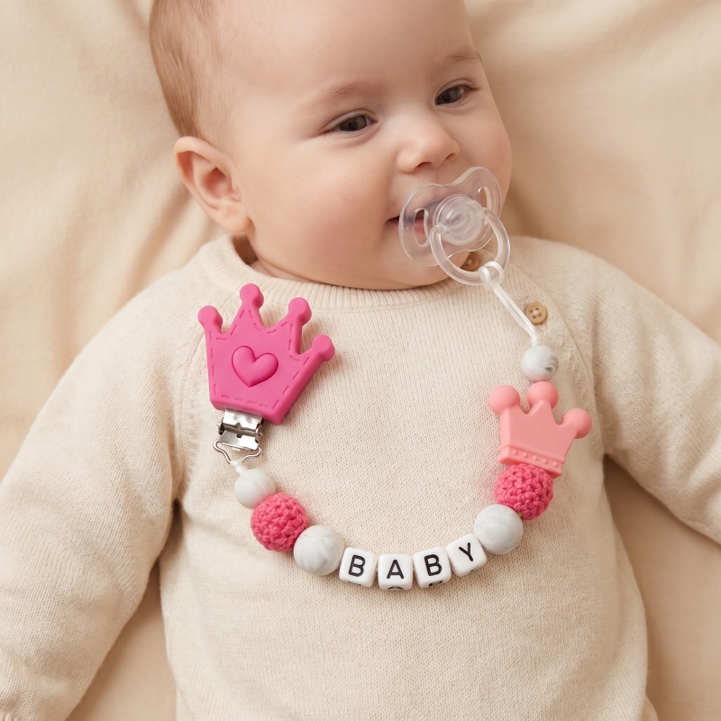 Baby Teethers - Kişiselleştirilmiş Bebek Emzik Klipsi Özel Ad
