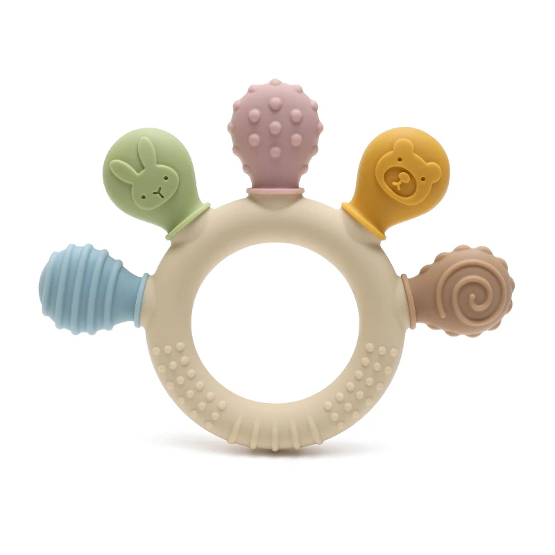 Baby Products Application - Yeni çok renkli silikon bebek halkası