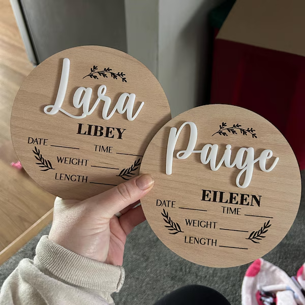 1 adet özel bebek duyuru işare - Baby Products Decoration incelemesi ve fiyatı