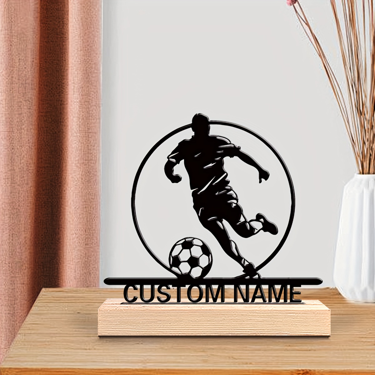 İsme Özel Metal Futbolcu Heyke - Baby Products Decoration incelemesi ve fiyatı